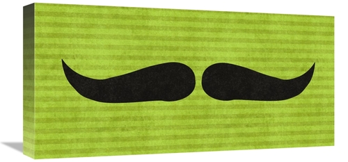 Global Gallery GCS-398815-1224-142 12 x 24 in. Mustache - Upswept Art 