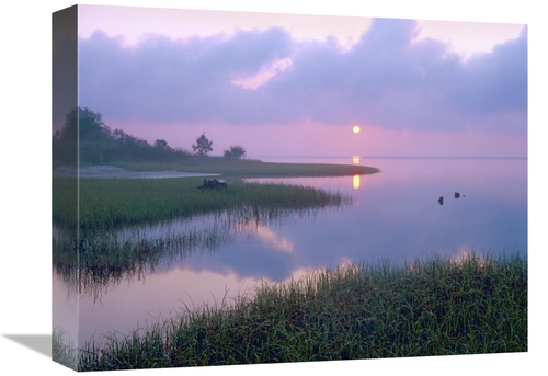 Global Gallery GCS-396575-1216-142 12 x 16 in. Marsh at Sunrise Over E