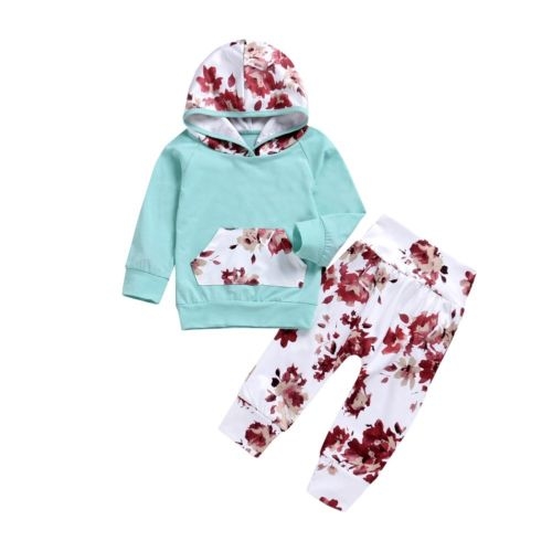 Newborn Infant Kids Baby Girl Clothes Floral