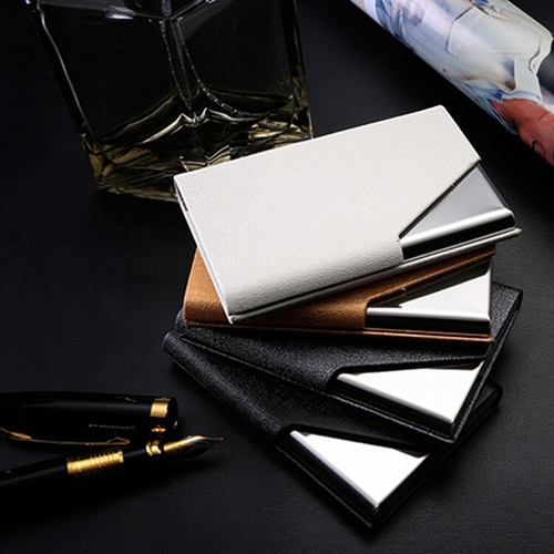 1PC Colorful Wallet Business Stainless Steel Name