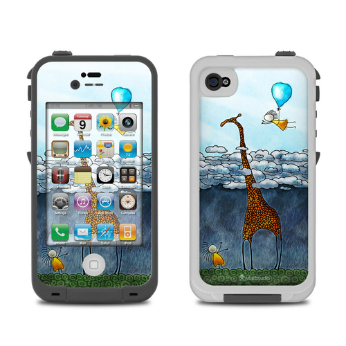 DecalGirl LCI4-ATCLOUDS Lifeproof iPhone 4 Case Skin - Above The Cloud