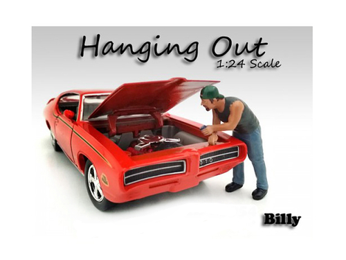 \Hanging Out\" Billy Figure for 1/24 Scale Models by American Diorama"