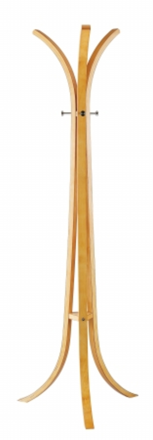 Adesso Furniture WK2009-12 CONTOUR COAT RACK-NATURAL