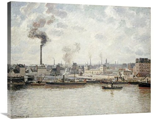 Global Gallery GCS-267026-36-142 36 in. Quay at Saint-Sever, Rouen