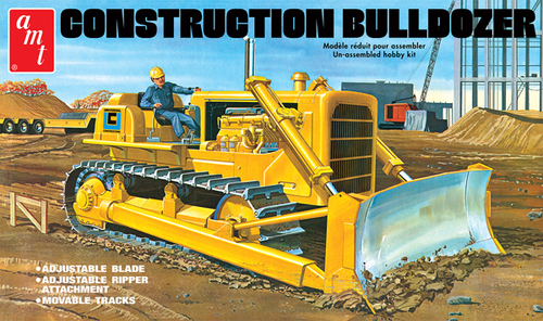 B2BReplicas AMT1086 AMT - Construction Bulldozer Plastic Model Kit Pai