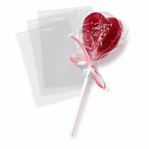 Pack of 1000 Flat Poly Bags, Clear 3 x 4. Ultra Thick Open Top Bags