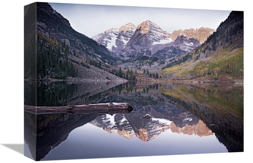 Global Gallery GCS-395915-1216-142 12 x 16 in. Maroon Bells Reflected 
