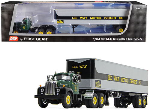 Mack B-61 Day Cab with 40\' Vintage Trailer \Lee Way Motor Freight