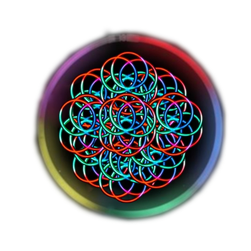 Blinkee GLNCKLS-RNBW Rainbow Glow Necklaces - Tube of 100