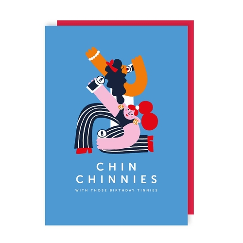 Chin Chinnies Card (Pack of 6)