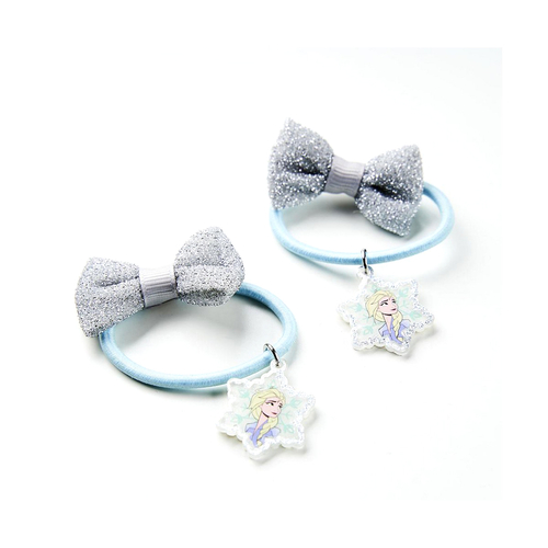 Hair ties Frozen Silver Blue Lasso 2 Units