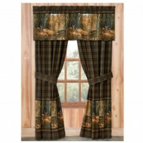 VISI-ONE - Blue Ridge Trading - Whitetail Birch - Rod Pocket Curtains