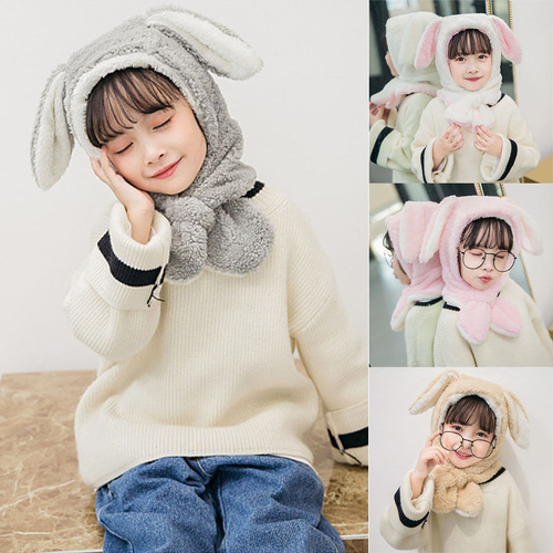 2019 New Years Toddler Kids Warm Winter Plush Hat