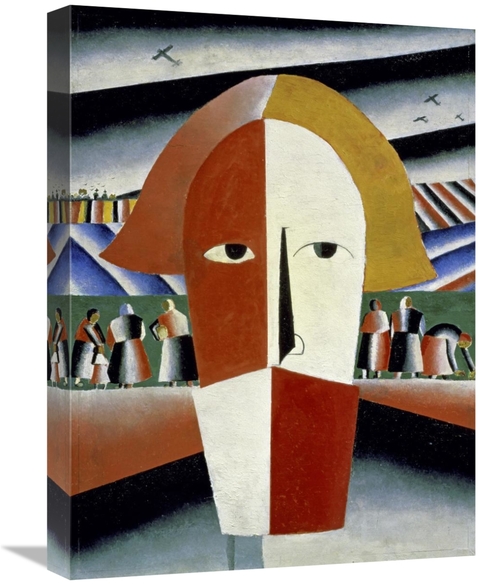Global Gallery GCS-278349-22-142 22 in. Peasants Head Art Print - Kazi