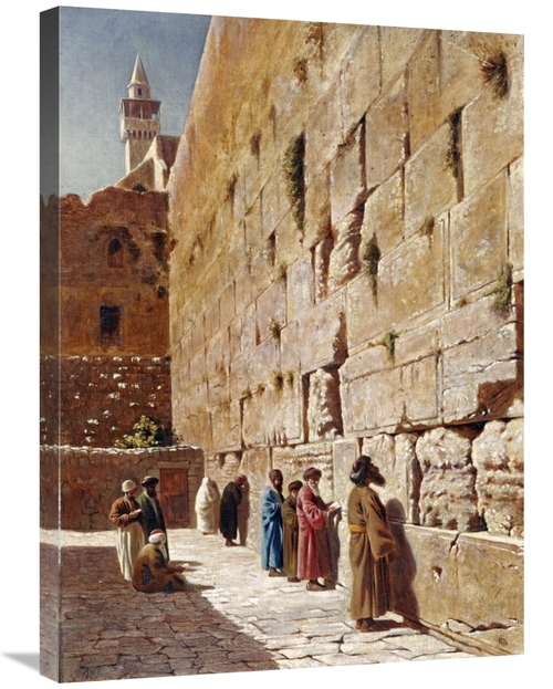 Global Gallery GCS-268471-30-142 30 in. At the Wailing Wall Art Print 