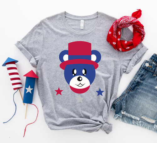 4th of July Bear T-shirt