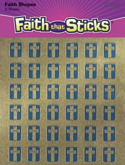 Tyndale House Publishers 10238X Sticker-Foil Cross Miniatures - Faith 