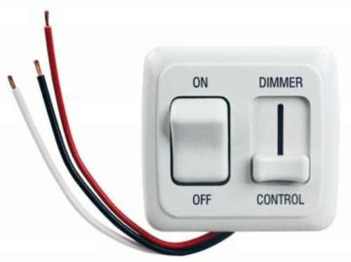 JR PRODUCTS 15205 Dimmer On-Off LED White