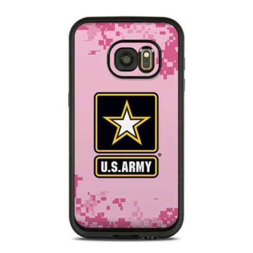DecalGirl LS7F-ARMY-PNK Lifeproof Galaxy S7 Fre Case Skin - Army Pink