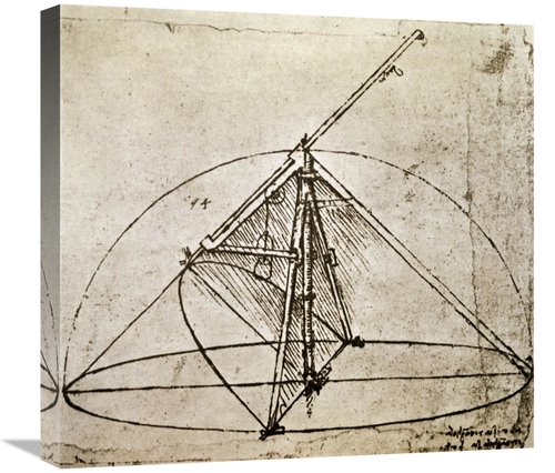Global Gallery GCS-281939-22-142 22 in. Measuring Instruments Art Prin