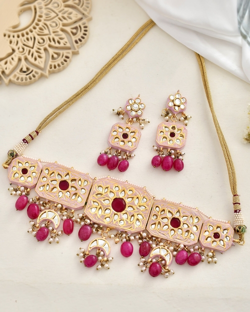 Sea Shell Pearl Emerald Green White Beads Necklace for Women/Girls