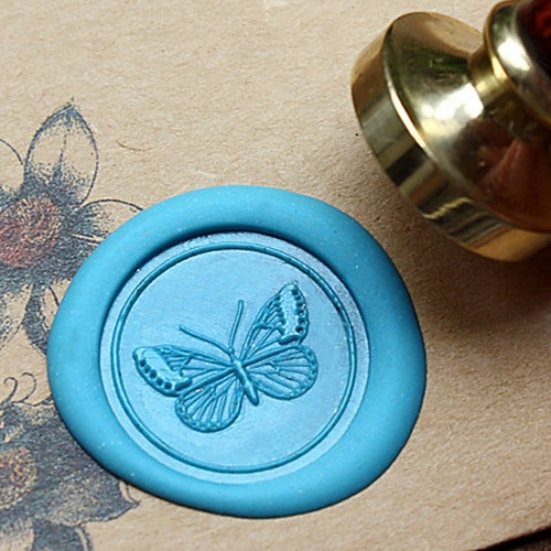 Butterfly Metal Stamp / Wedding Wax Seal Stamp