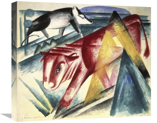 Global Gallery GCS-278390-22-142 22 in. Animals Art Print - Franz Marc