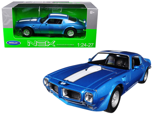 1972 Pontiac Firebird Trans Am Blue Metallic 1/24-1/27 Diecast Model