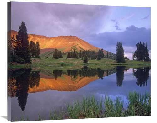 Global Gallery GCS-396821-36-142 36 in. Mount Baldy at Sunset Reflecte