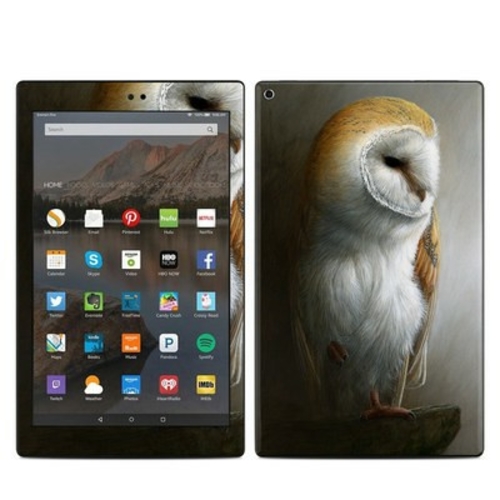DecalGirl AKHD17-BARNOWL Amazon Kindle Fire HD10 2017 Skin - Barn Owl
