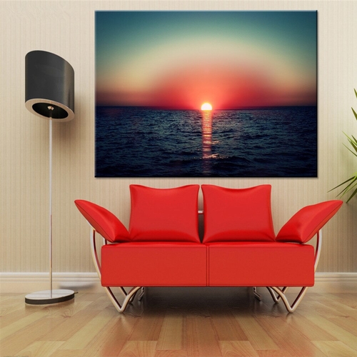 1 Pieces Sunset Above The Sea Landscape