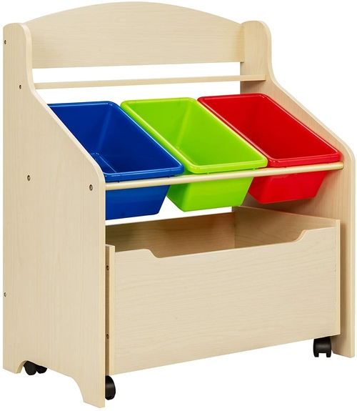 Children's Storage Unit with Shelf