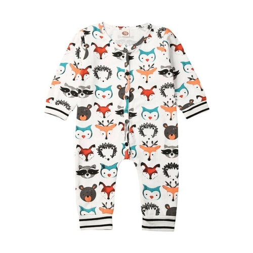 0 24M Baby Cotton One piece Romper Cute Newborn