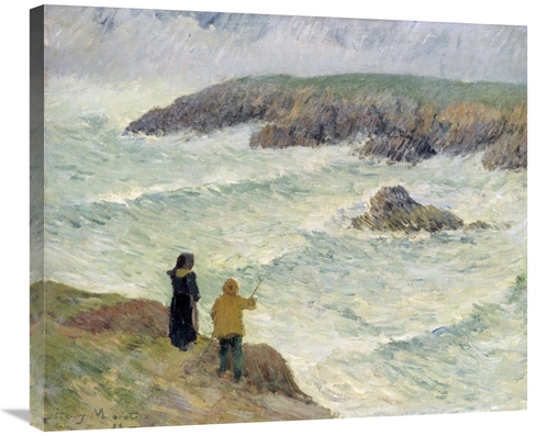 Global Gallery GCS-282566-30-142 30 in. The Cliffs Near the Sea Art Pr