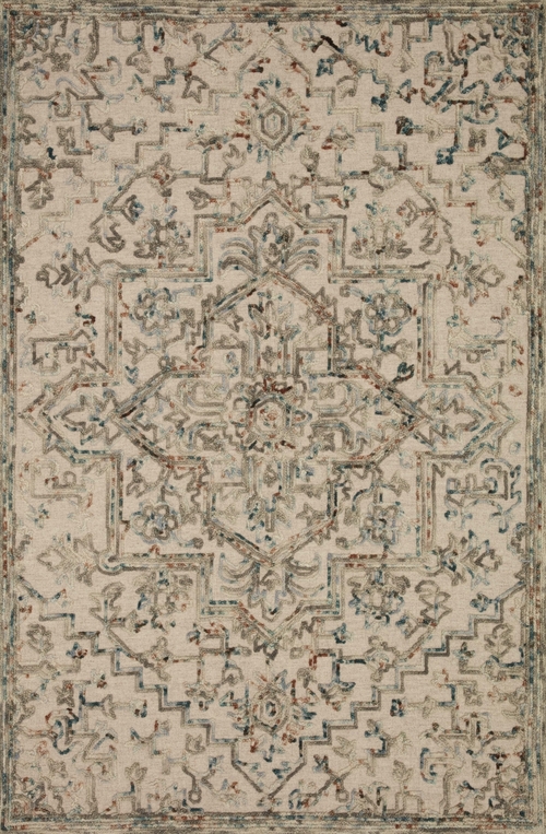 Loloi Rugs HALEHAE-01GYOC2699 2 ft. 6 in. x 9 ft. 9 in. Halle Area Rug