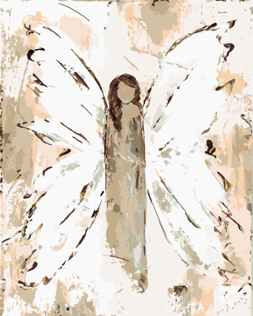 Paint by Numbers - ANGEL WITH BROWN HAIR (HALEY BUSH)