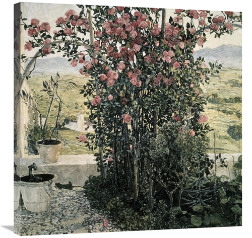 Global Gallery GCS-282136-30-142 30 in. Valley in Umbria Art Print - A