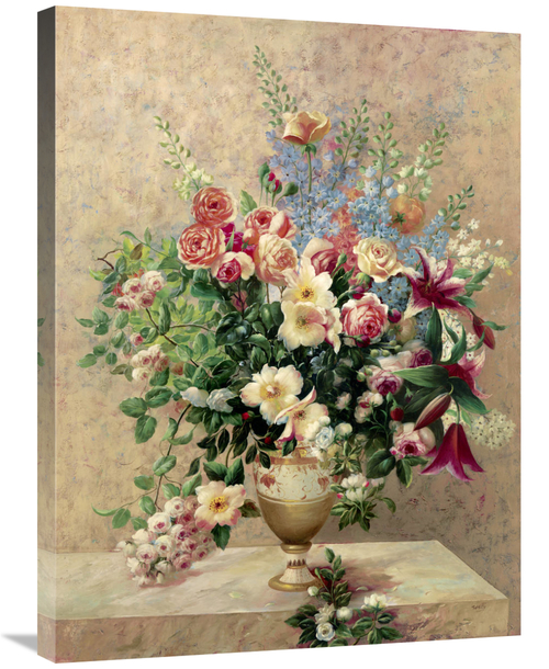 Global Gallery GCS-125797-2432-142 24 x 32 in. Morning Blossoms Art Pr