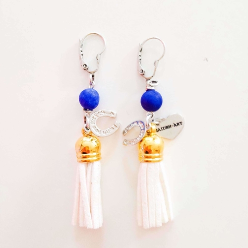 Colorful tassel earrings. Perfect for parties and summer festivals.