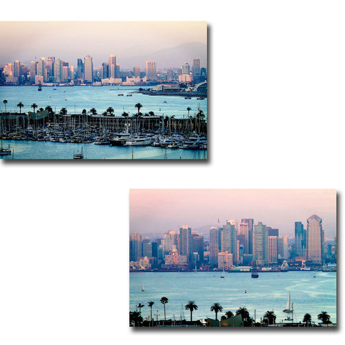 Artistic Home Gallery 1218327GG San Diego Sunset I & II by Alan Hausen