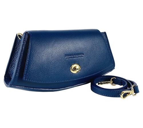 RB1009D | Borsa Donna a Spalla in Vera Pelle Made in Italy. Tracolla