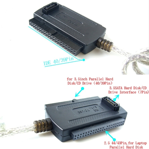 USB 2.0 to IDE SATA 2.5/3.5 data Interface Adapter