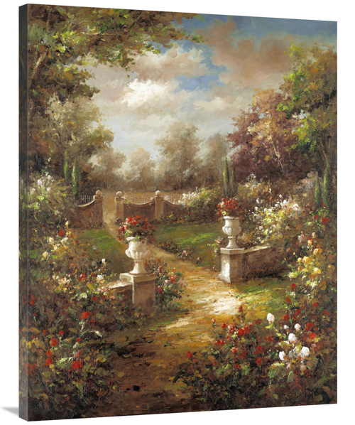Global Gallery GCS-128527-3040-142 30 x 40 in. Rose Promenade Art Prin