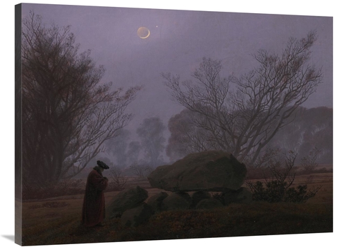 Global Gallery GCS-455055-3040-142 30 x 40 in. A Walk at Dusk Art Prin