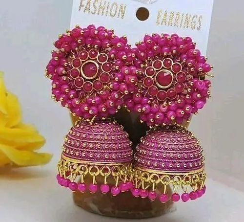 Women's Modern Earrings & Studs Color Pink