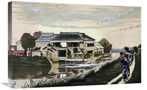 Global Gallery GCS-266674-30-142 30 in. The Sunset at Yanagishima Art 