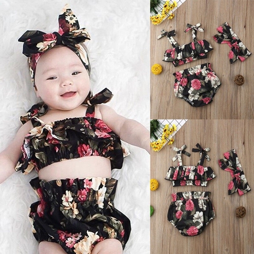 Newest Style Newborn Kid Baby Girls Floral