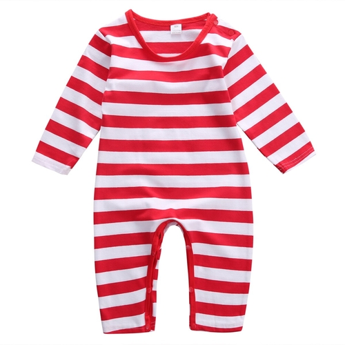 XMAS Toddler Kids Baby Boy Girl Santa Stripes