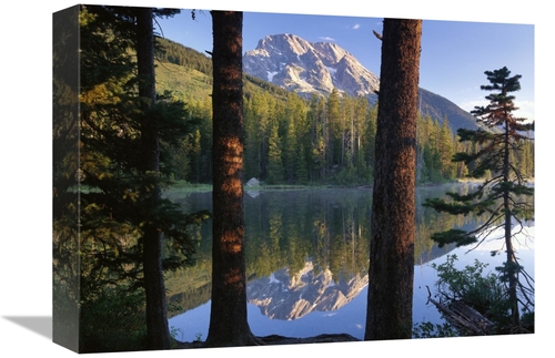 Global Gallery GCS-452010-1216-142 12 x 16 in. Mt Moran Reflected in S