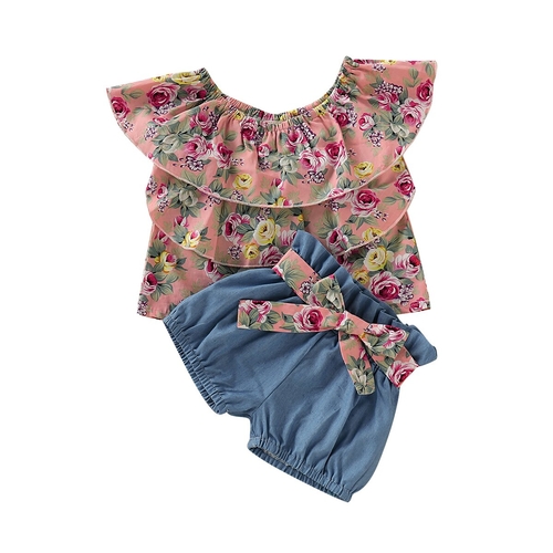 2019 Toddler Baby Kids Girl Floral Clothing Sets